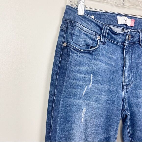 Cabi #3750 Tuxedo High Straight Jeans, Size 6 - Picture 5 of 8